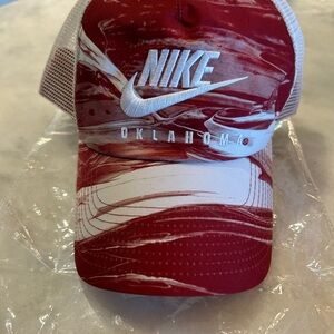 Nike Crimson and White Swirl Cap